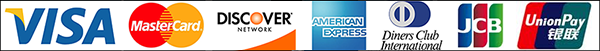 Payments Accepted - Visa, Mastercard, 

Discover, American Express, Diners Club, & Bill Me Later
